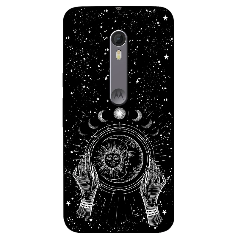 کاور مگافون طرح ماه و خورشید مدل 1892 مناسب برای گوشی موبایل موتورولا Moto X Style