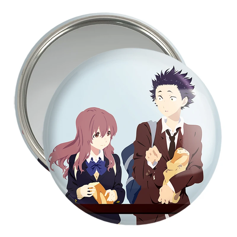 آینه جیبی خندالو مدل شوکو نیشیمیا و شویا ایشیدا انیمه سایلنت ویس A Silent Voice  کد 15793