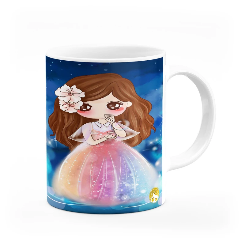 ماگ هومرو طرح دخترونه فانتزی کاوایی مدل MG7790