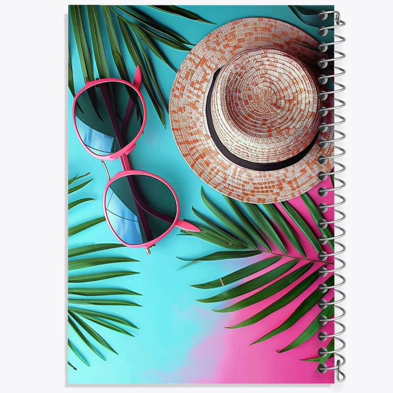 دفتر مشق 50 برگ خندالو طرح تابستان (Summer) کد N5815