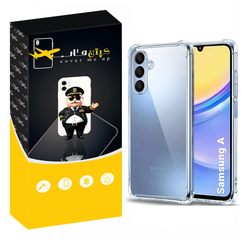 کاور کپتن قاب مدل Crystal مناسب برای گوشی موبایل سامسونگ Galaxy A35