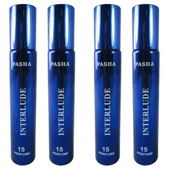 عطر جیبی مردانه پاشا مدل Interlude مجموعه 4 عددی حجم 20 میلی لیتر