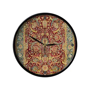 ساعت دیواری مدوپد طرح قالی بیجار مدل C-bijar-M79