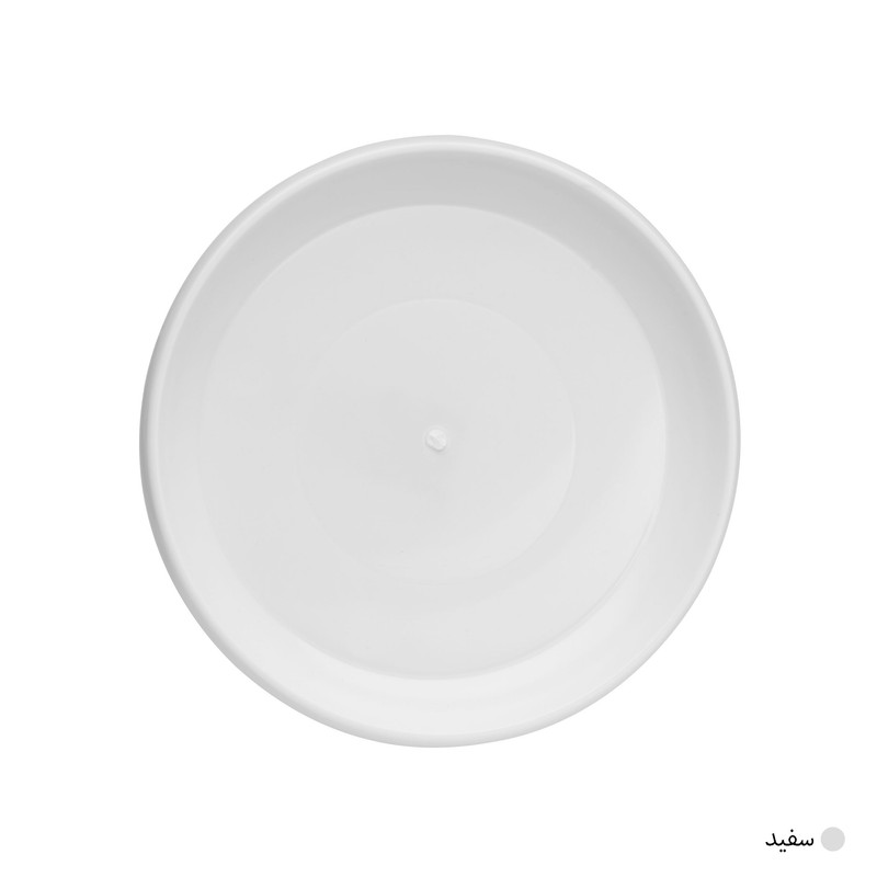 زیرگلدانی گل آذین مدل پلاستیکی گرد کد 171 بسته 2 عددی