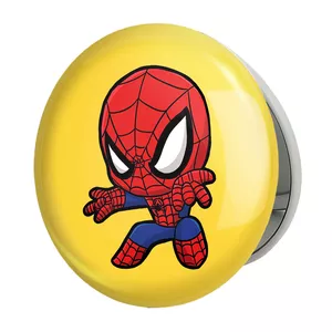 آینه جیبی خندالو طرح مرد عنکبوتی Spider Man مدل تاشو کد 13169 