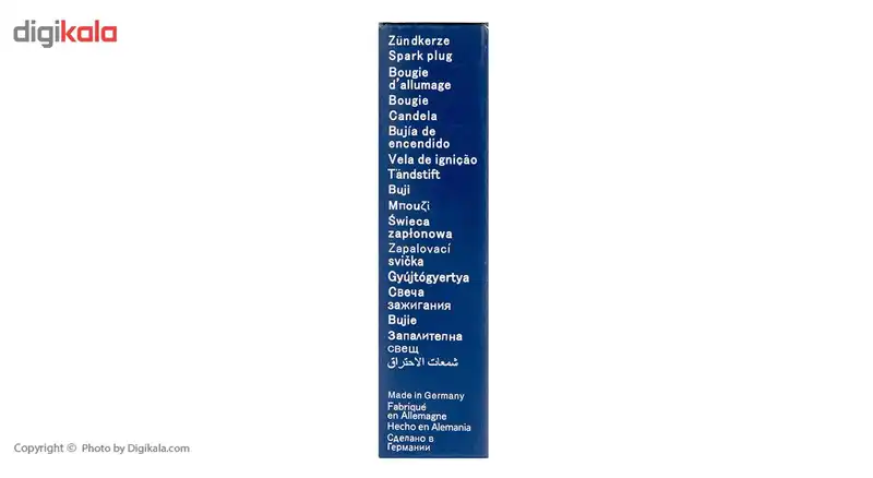 شمع خودرو بوش المان پایه کوتاه مدل FR7DC بسته 4 عددی