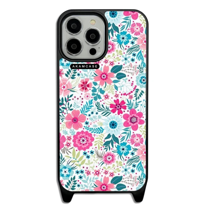 کاور آکام مدل AMC-WLA13PROMAX-FLOWERS2 مناسب برای گوشی موبایل اپل iPhone 13 Pro Max
