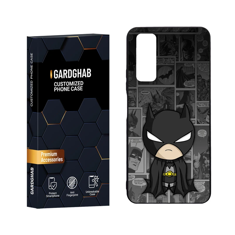 کاور گارد قاب مدل دور ژله ای پشت گلس پسرانه مناسب برای گوشی موبایل هوآوی Y7a