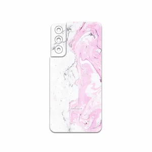 MAHOOT Blanco-Pink-Marble Cover Sticker for Samsung Galaxy S21 FE 5G