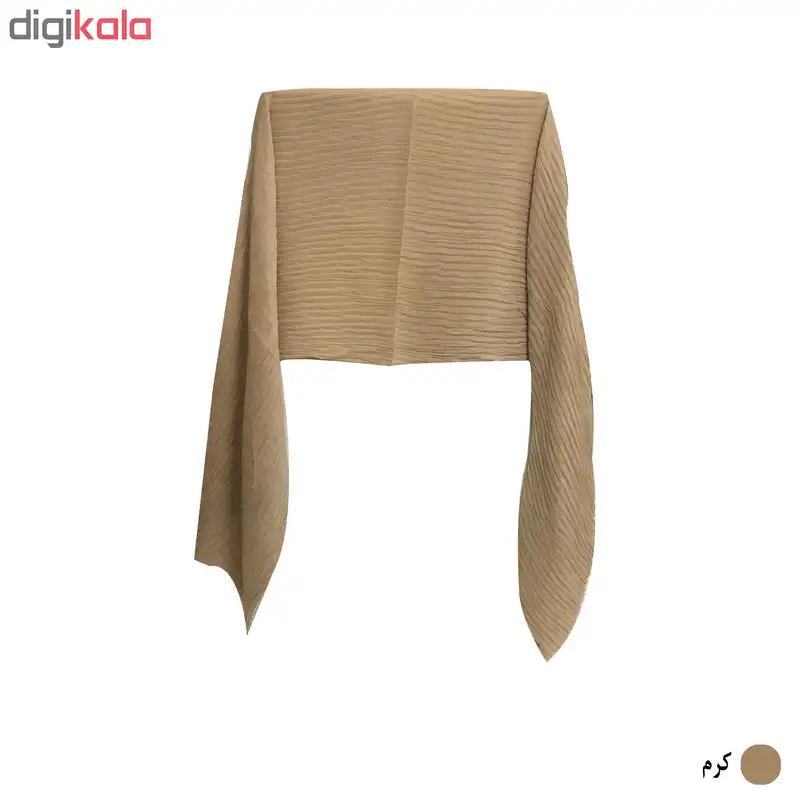 شال زنانه پلیسه نخ پنبه کد P14