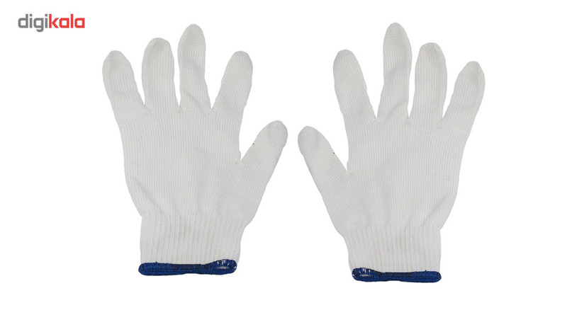 دستکش ایمنی ک ک 24 مدل ویسکوز بسته 10 عددی