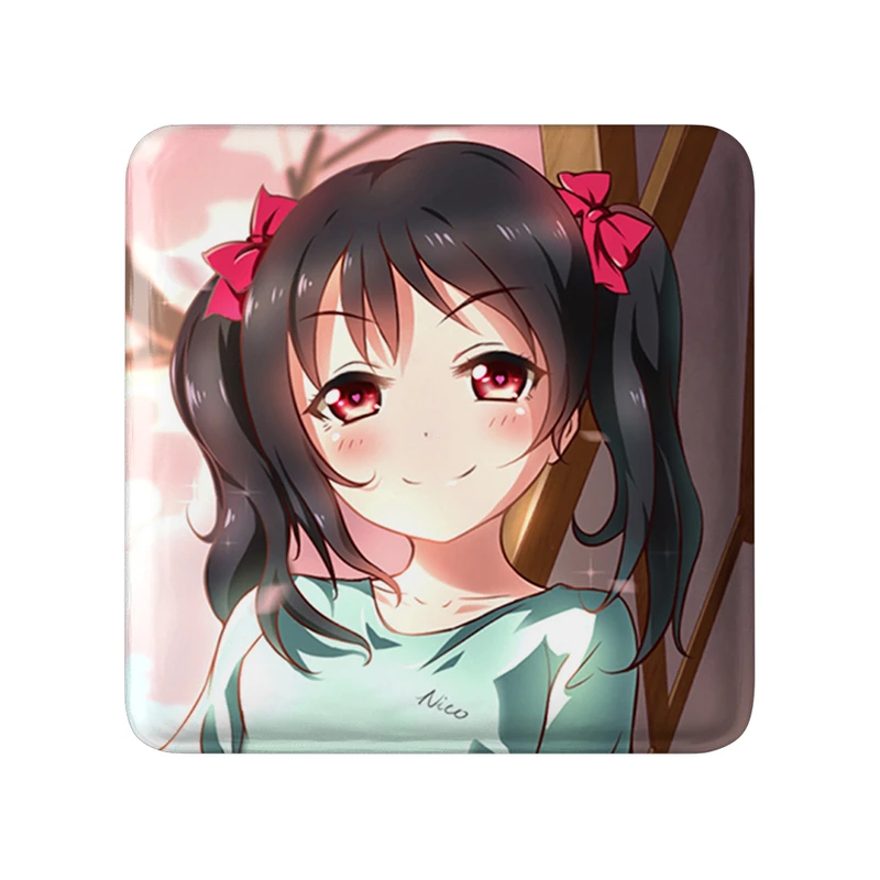مگنت خندالو طرح نیکو یازاوا انیمه لاو لایو Love Live  مدل مربعی کد 18297