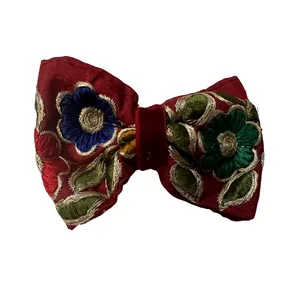 گیره مو دست ساز مدل پاپیونی