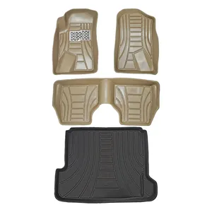 کفپوش سه بعدی خودرو پانیذ مدل MHLB مناسب برای سمند به همراه کفپوش صندوق