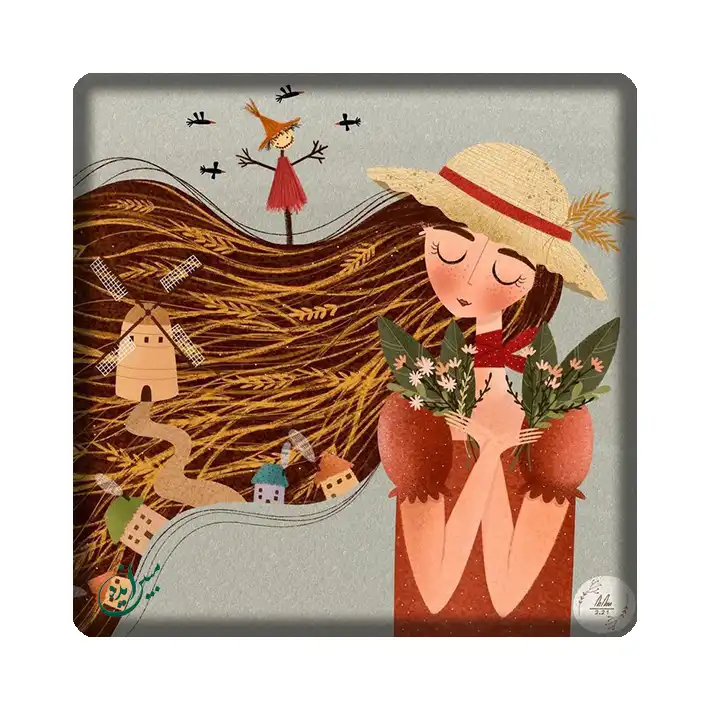 کاشی مبین ایده مدل دخترانه kh10 کد 896