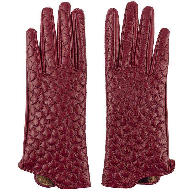 دستکش زنانه چرم مشهد مدل Crimson R170