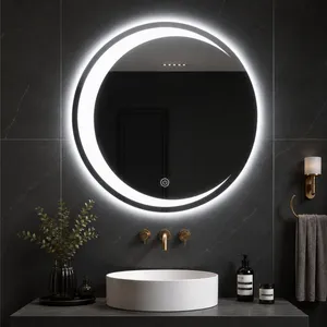 آینه سرویس بهداشتی آینوتک مدل بک لایت لمسی کد RM60 قطر 60 سانتی متر