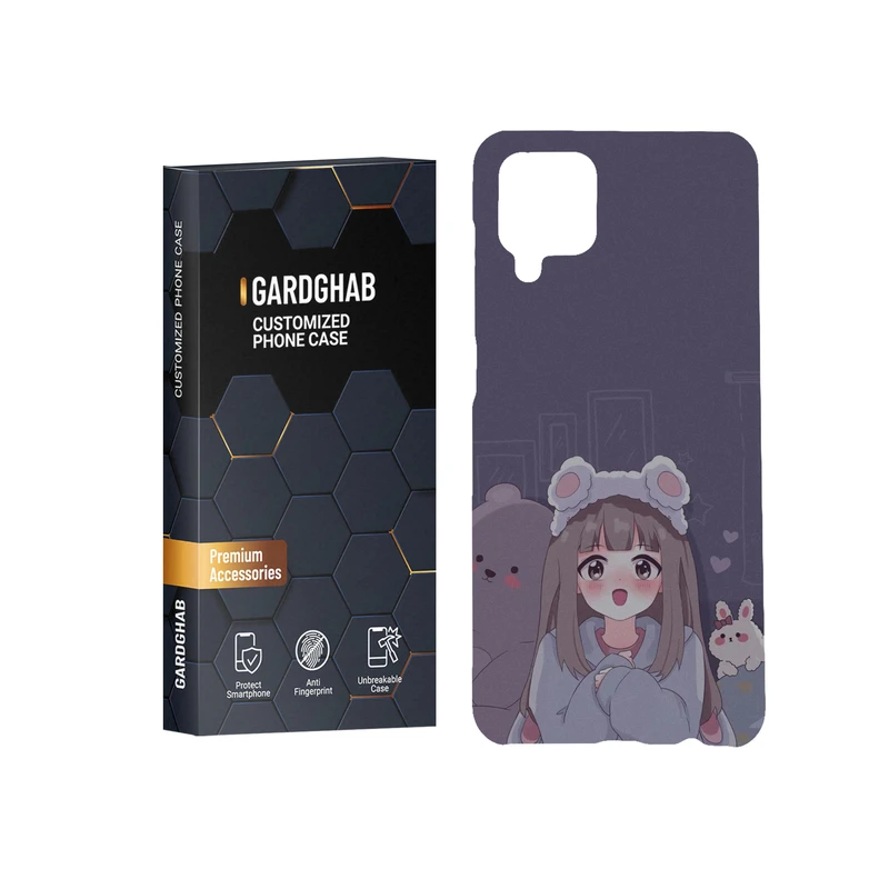 کاور گارد قاب مدل دخترانه مناسب برای گوشی موبایل سامسونگ Galaxy A12