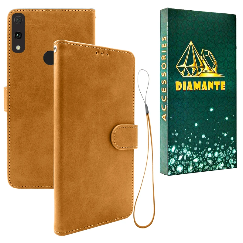 کیف کلاسوری دیامانته مدل Mokety Gn مناسب برای گوشی موبایل آنر 10 Lite به همراه بندآویز