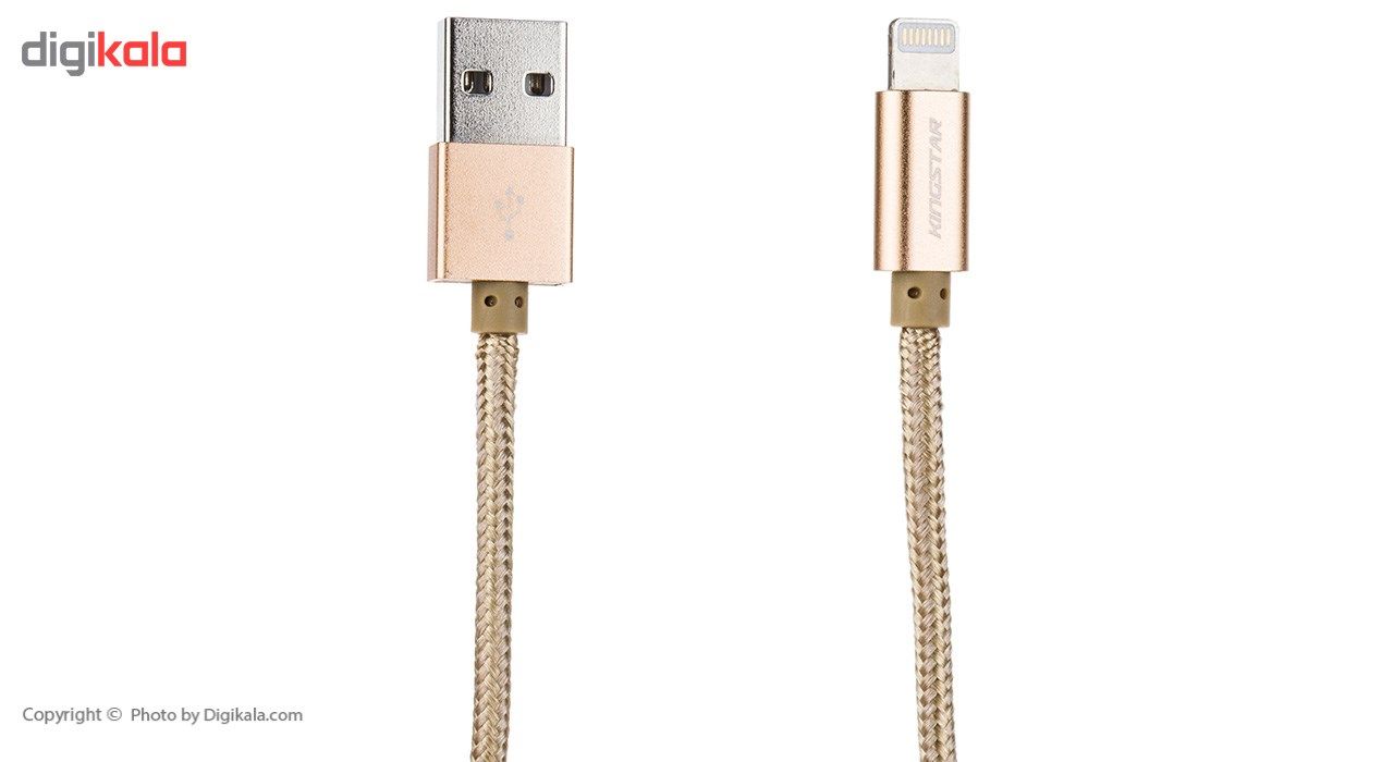 کابل تبدیل USB به لایتنینگ کینگ استار مدل KS08i طول 1 متر main 1 1