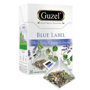 بسته دمنوش گیاهی گوزل مدل Blue Label