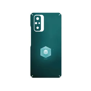 MAHOOT Minimal Cube icon Cover Sticker for Xiaomi Redmi Note 10 Pro Max