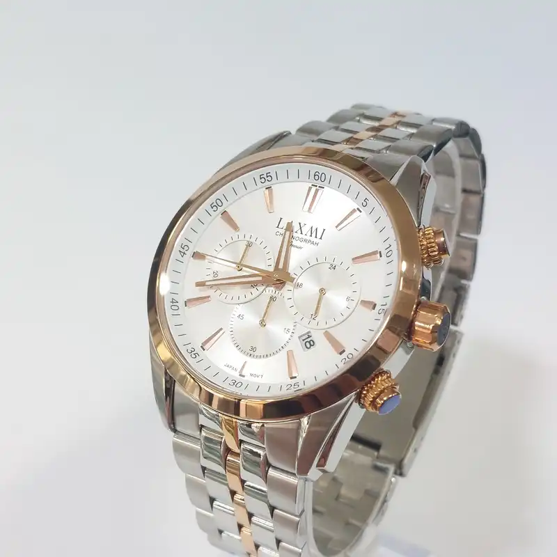 ست ساعت مچی عقربه ای زنانه و مردانه لاکسمی مدل 8539-3