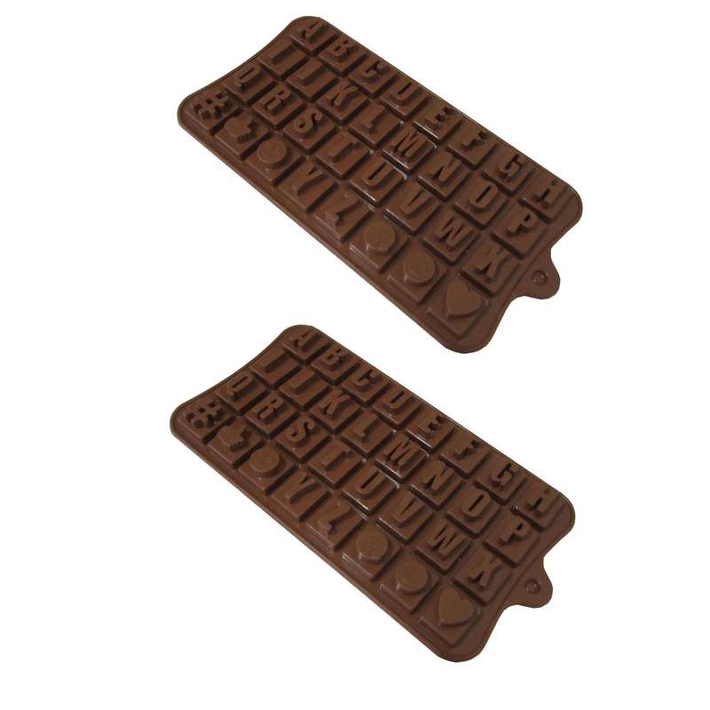 قالب شکلات مدل حروف انگليسي بسته 2 عددی
