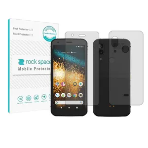 Rockspace HyGEL transparent screen protector suitable for Caterpillar S62 mobile phone with back protector