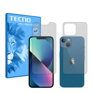 Tecno HyMTT model Matte screen protector suitable for Apple iPhone 13 mini mobile phone along with the back of the phone