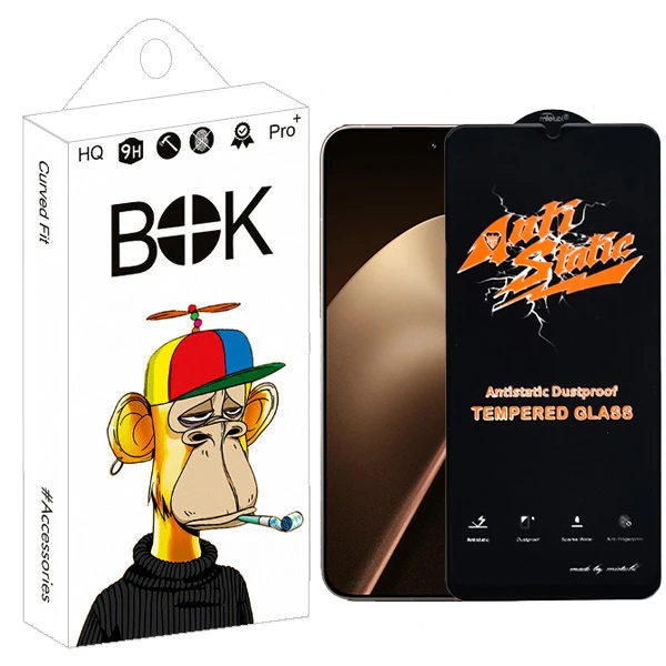 محافظ صفحه نمایش بوک مدل Antistatic Iron مناسب برای گوشی موبایل شیائومی Mi 15T Pro 