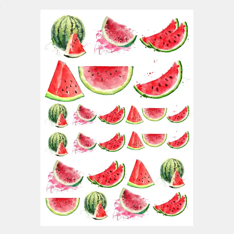 برچسب ترنسفر مدل هندوانه ابدار