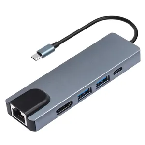 هاب 5 پورت USB-C مدل DJ-TC15