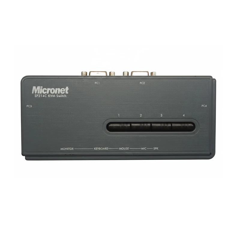 سوییچ KVM چهار پورت VGA میکرونت مدل SP214C