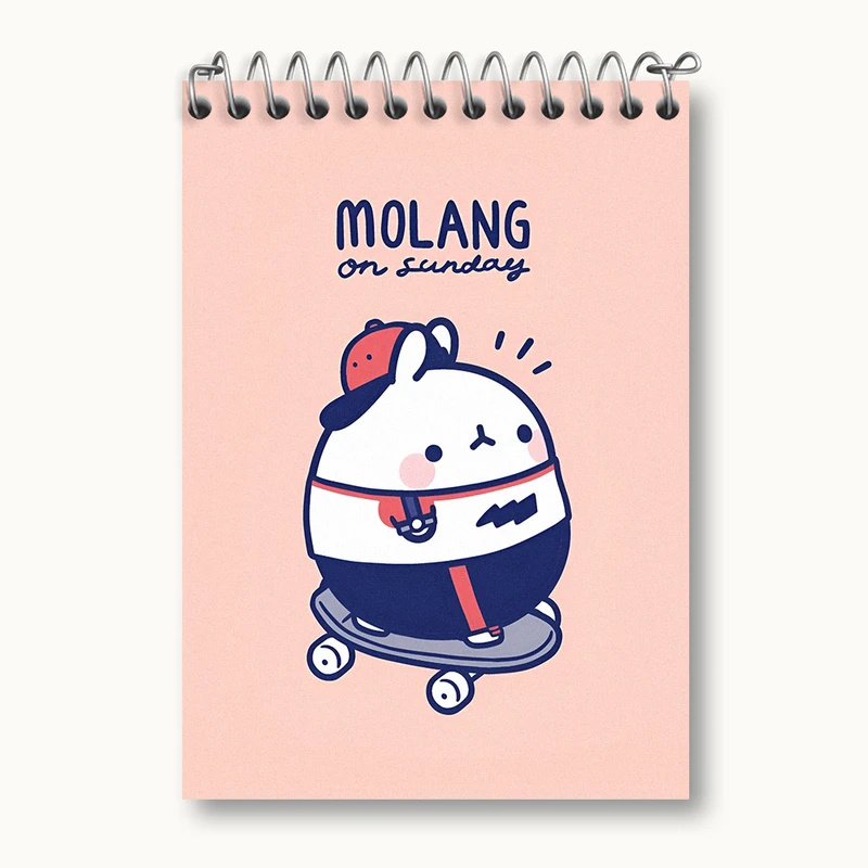 دفتر یادداشت 50 برگ خندالو طرح مولانگ (Molang) کد N3725