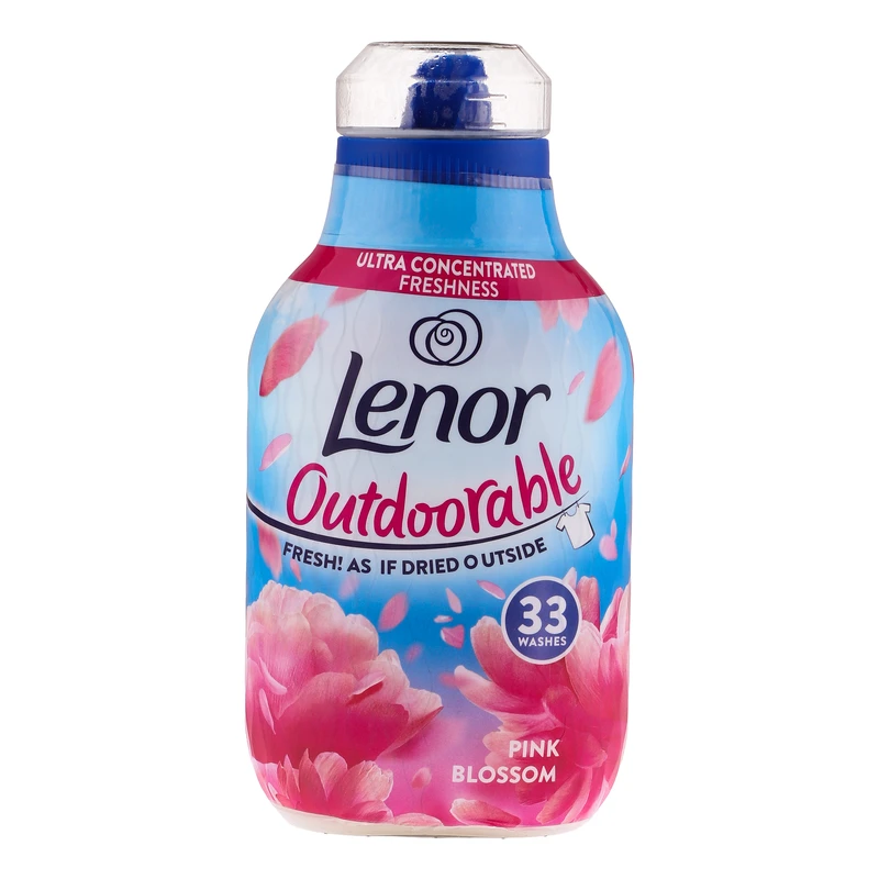 نرم کننده حوله و لباس لنور مدل Pink Blossom حجم 462 میلی لیتر