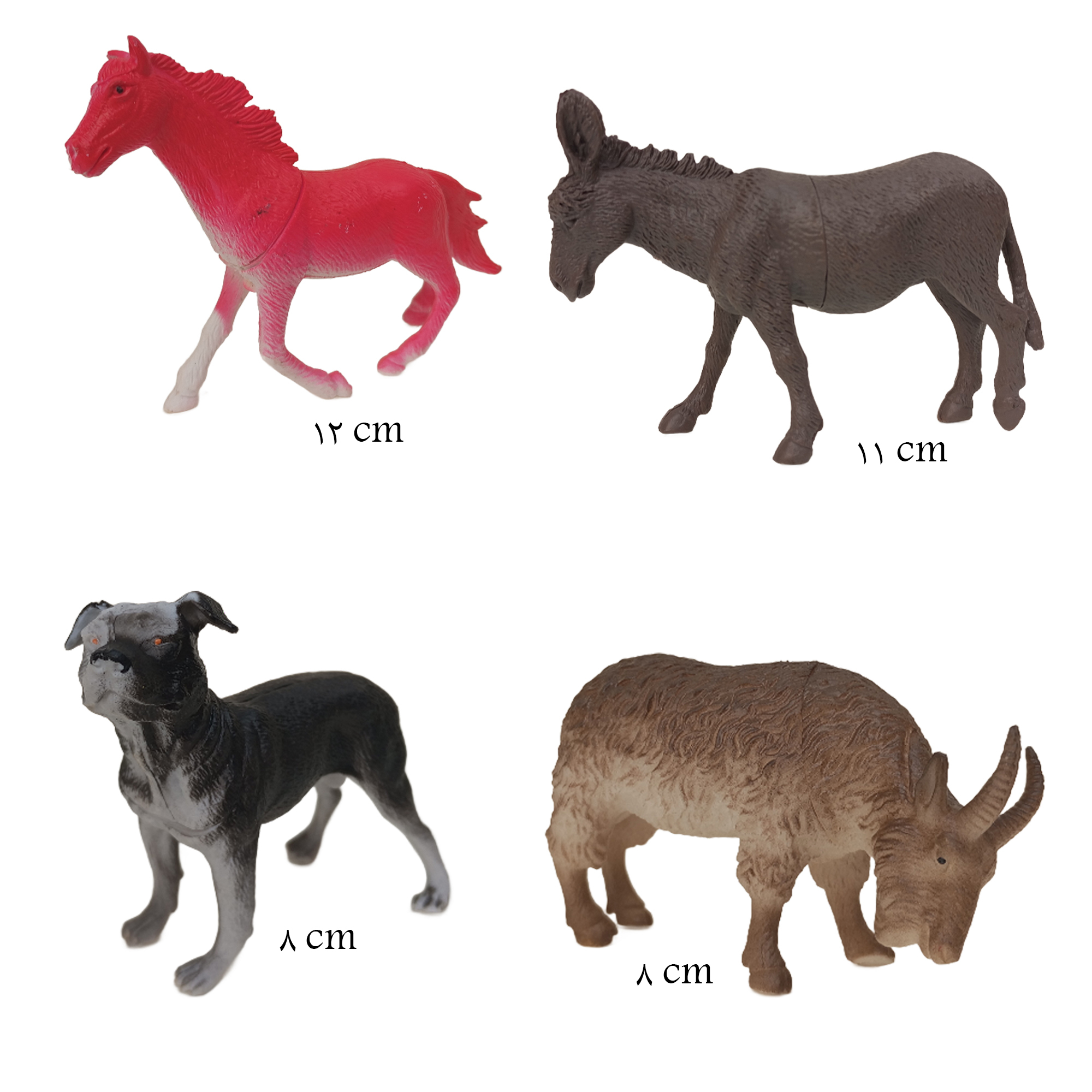 فیگور مدل حیوانات مزرعه کد 488 مجموعه 12 عددی
