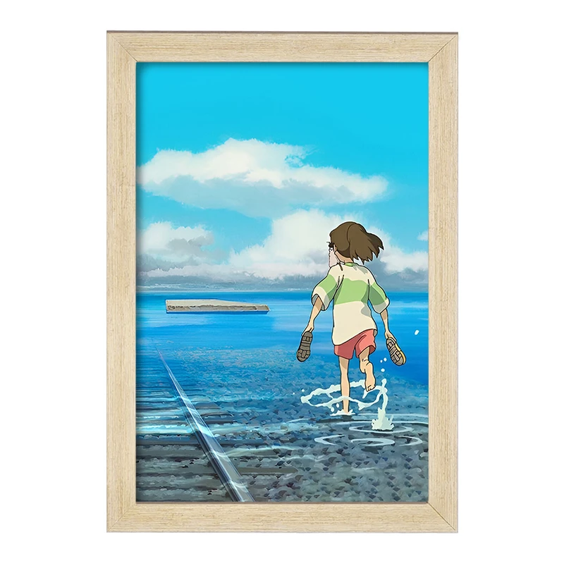 تابلو خندالو مدل انیمه شهر اشباح (Spirited Away) کد F3478