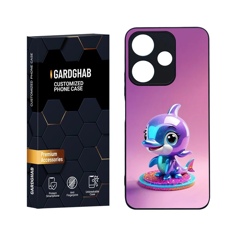 کاور گارد قاب مدل دخترانه مناسب برای گوشی موبایل شیائومی Redmi 13 4G / Poco M6 4G