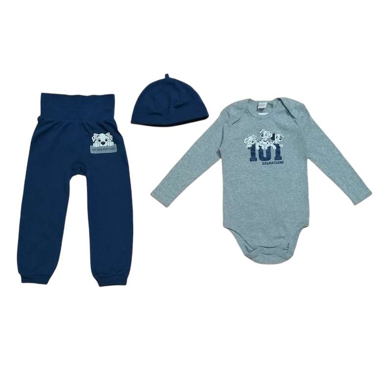 ست 3 تکه لباس نوزادی دیزنی مدل L033