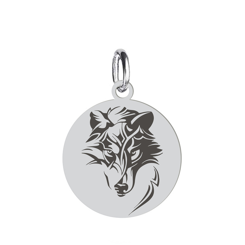 آویز گردنبند هایکا طرح گرگ مدل ha270 آویز گردنبند هایکا طرح گرگ مدل ha270