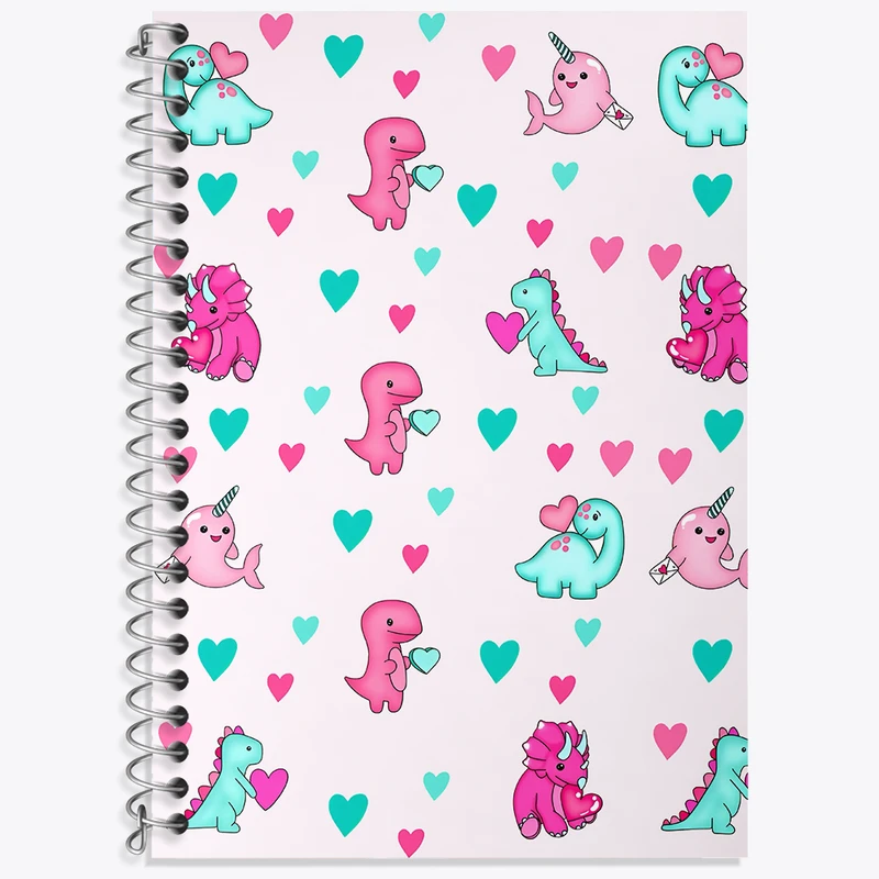 دفتر لغت 50 برگ خندالو طرح پترن دایناسور کد N5367