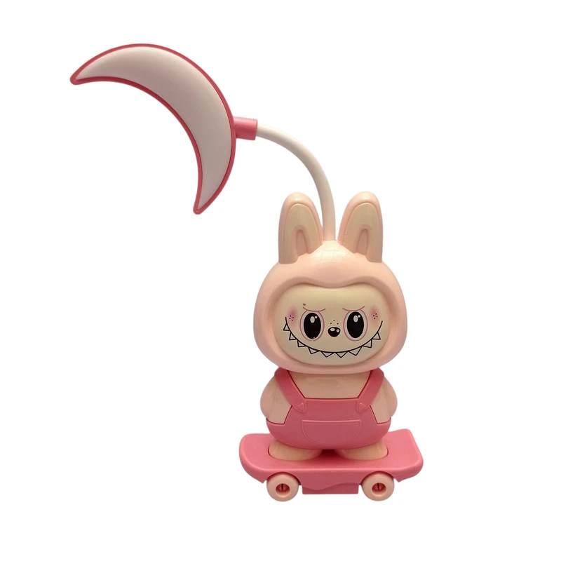 چراغ مطالعه شارژی مدل لبوبو اسکیت سوار