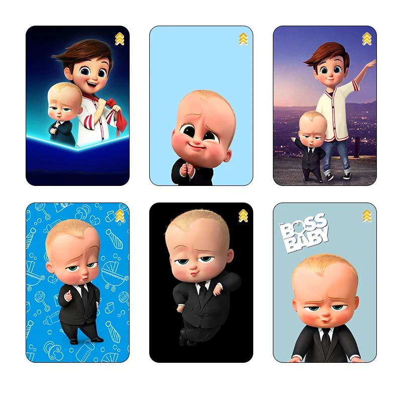 استيکر کارت کارنيکا طرح بچه رئیس The Boss Baby کد 80690 مجموعه 6 عددی