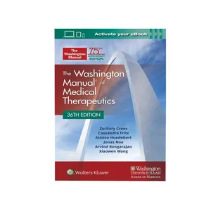 کتاب  Washington Manual of Medical Therapeutics Spiral اثر جمعی از نویسندگان انتشارات لیپین کات 
