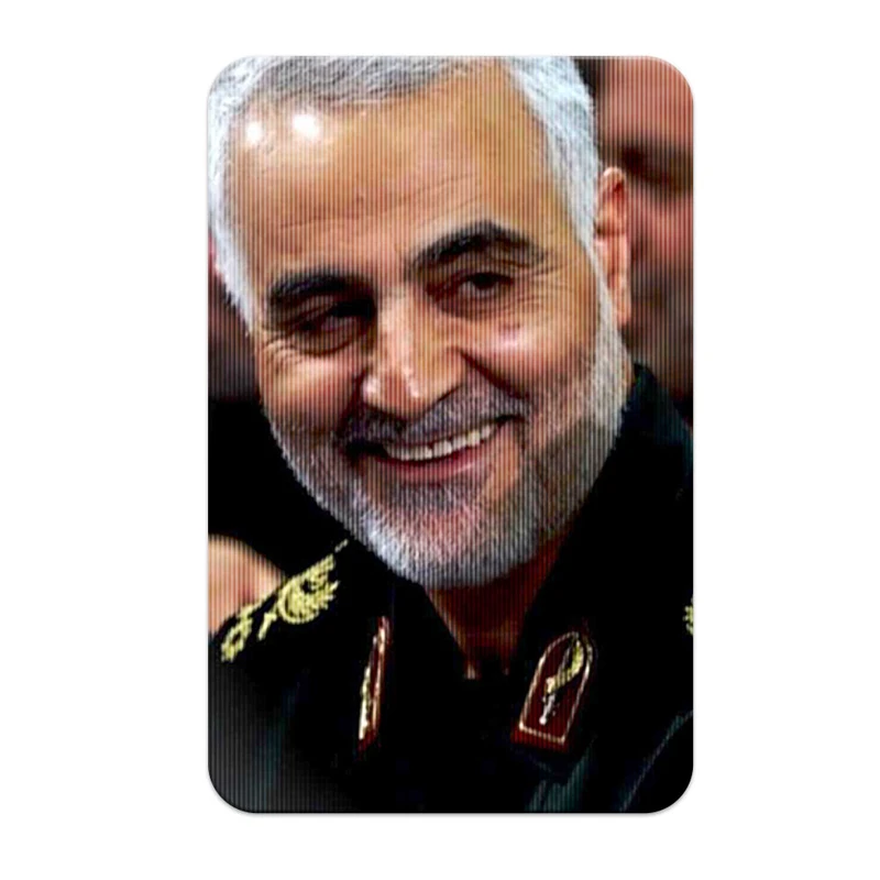 استیکر کارت پرمانه طرح حاج قاسم سلیمانی کد pm3d.4534