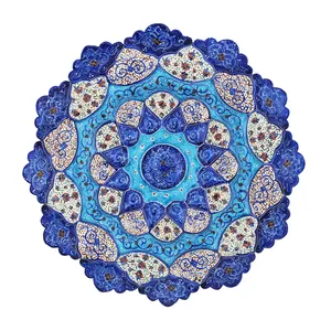  بشقاب میناکاری مسی کد B25-s31