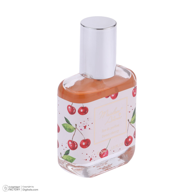 عطر جیبی زنانه میدن آنا مدل sweet cherry حجم 30 میلی‌لیتر، با رایحه میوه‌ای و شیرین مناسب زمستان