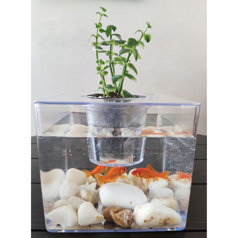 آکواریوم فیلی پلاست مدل گلدان دار