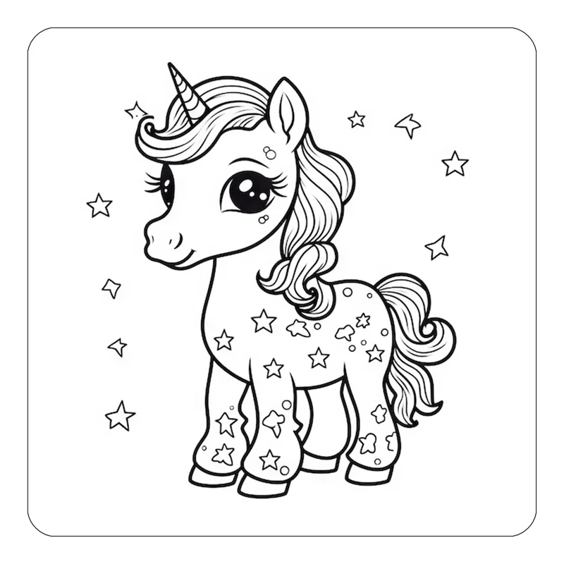 مگنت کاکتی طرح اسب تک شاخ و یونیکورن مدل mp31979